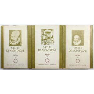 Montaigne Michel, Próby 1-3
