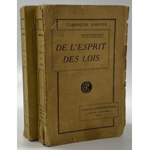 Montesquieu, De L`Esprit Des Lois [On the Spirit of Rights].