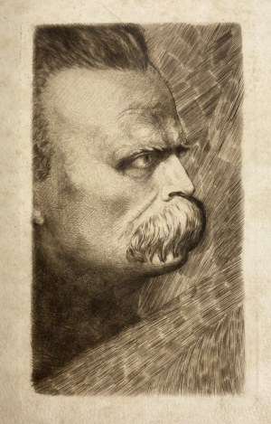 Nietzsche Friedrich, Tako rzecze Zaratustra [etching][Half-panel][1908].
