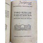 Nietzsche Friedrich, Tako rzecze Zaratustra [Radierung][Halbleder][1908].