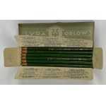 Lyra Pencils - Orlow. Cardboard box with a set of 12 pencils.