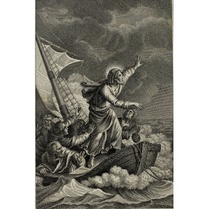 Édouard Schuler, mědirytina [Ježíš utišuje bouři].