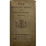 Glaize Elżbieta, Bóg naywyższe dobro, czyli Mowa serca nabożnego chrześcianina [1810]