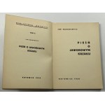 [Dedikácia] Baranowicz Jan, Pieśń o Jaworowym Krzaku Katowice 1938 [drevoryty!]