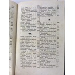 Brodzinski Kazimierz, Polish Synonyms [Vilnius 1844].