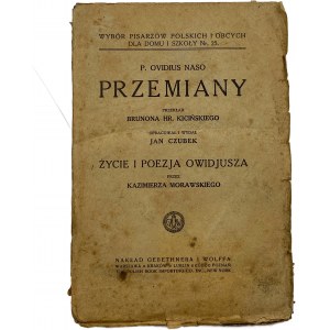 Ovidius Naso Publius (Ovidius), Transformace/ Morawski Kazimierz, Život a poezie Ovidia
