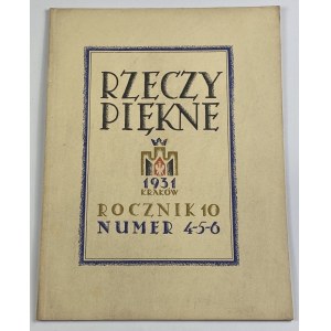 Things of Beauty Ročenka X č. 4-5-6 [1931] [české sklo a šperky].