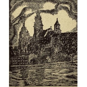 Woodcut - Wawel Castle