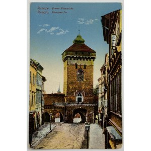 [Pohľadnica] Krakov. Floriánska brána / Krakau. Florianer-Tor. Začiatok 20. storočia.