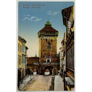 [Postcard] Kraków. Floriańska Gate / Krakau. Florianer-Tor. Early 20th century.