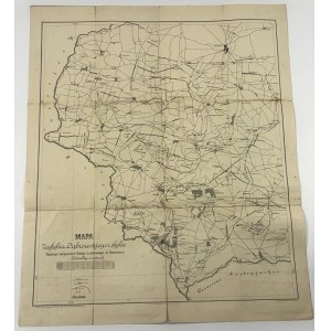 Mapa Zagłębie Dąbrowskie a okolí 1911