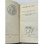 Leonardo da Vinci, Ausgewählte Schriften [in Leder gebunden].