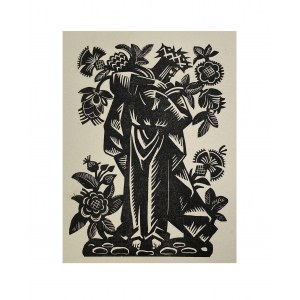 Gedliczka Zdzisław, Chrystus, drzeworyt [1932]