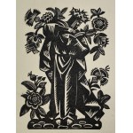 Gedliczka Zdzisław, Chrystus, drzeworyt [1932]