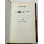 Eco Umberto, Imię róży [Półskórek wykonany w pracowni Suszek Books]