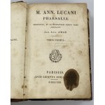 [Lucan] Lucania Marcus Anneus - Pharsalia [Paris 1822].