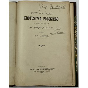 Nałkowska Anna [matka Zofii Nałkowskiej], Zarys geografii Królestwa Polskiego z ogólnym rzutem oka na geografię Europy