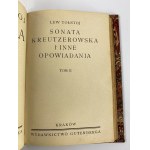 Tołstoj Lew - Dzieła... Wojna i Pokój, Dzieciństwo, Kozacy, Zmartwychwstanie, Sewastopol, Anna Karenina, Djabeł, Sonata Kreutzerowska [14 wol.]