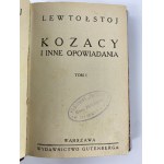 Tołstoj Lew - Dzieła... Wojna i Pokój, Dzieciństwo, Kozacy, Zmartwychwstanie, Sewastopol, Anna Karenina, Djabeł, Sonata Kreutzerowska [14 wol.]