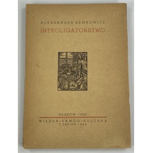 Semkowicz Aleksander, Bookbinding: with a brief outline of the history of binding ornamentation