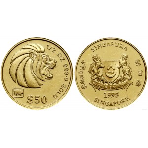 Singapur, 50 dolarów, 1995