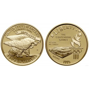 Spojené štáty americké (USA), $5, 1995, West Point
