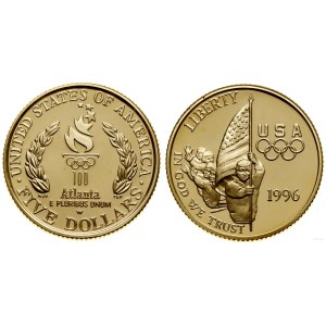 Spojené štáty americké (USA), $5, 1996, West Point