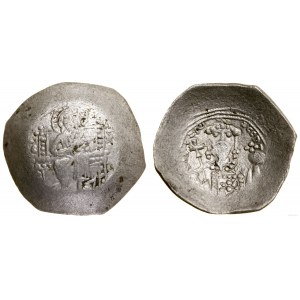 Byzanc, mince aspron trachy, 1092-1118, Konstantinopol