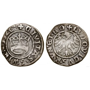 Schlesien, halber Pfennig, 1526, Świdnica