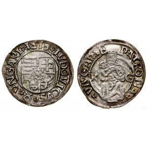 Węgry, denar, 1518 KG, Kremnica