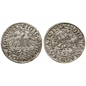 Polen, litauischer Halbpfennig, 1547, Vilnius