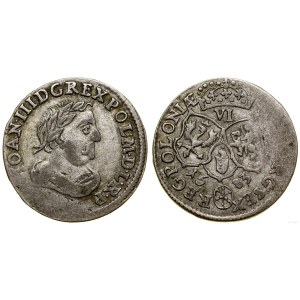 Poland, sixpence, 1683, Cracow