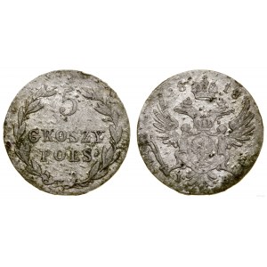 Polska, 5 groszy, 1818 IB, Warszawa