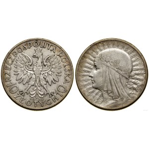 Polsko, 10 zlotých, 1932, Londýn