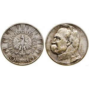 Polen, 5 Zloty, 1938, Warschau