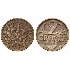 Poland, 2 pennies, 1935, Warsaw