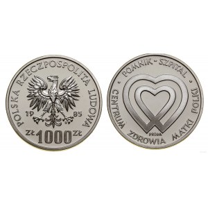 Poľsko, 1 000 zlotých, 1985, Varšava