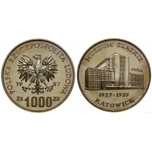 Poľsko, 1 000 zlotých, 1987, Varšava