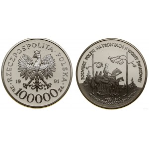 Polska, 100.000 złotych, 1991, Warszawa