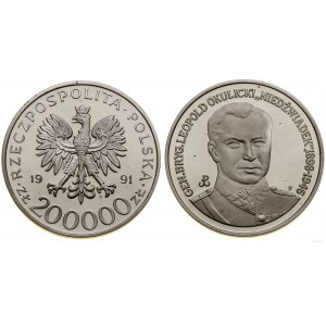 Poland, 200,000 zloty, 1991, Warsaw