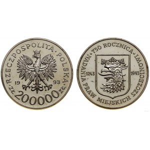 Poľsko, 200.000 PLN, 1993, Varšava