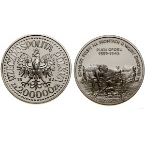 Poland, 200,000 zloty, 1993, Warsaw