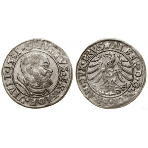 Prusy Książęce (1525-1657), grosz, 1531, Królewiec
