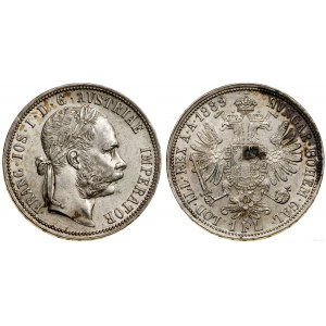 Rakousko, 1 florin, 1889, Vídeň