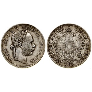 Rakousko, 1 florin, 1888, Vídeň