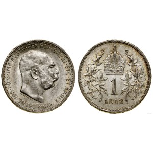 Rakousko, 1 koruna, 1912, Vídeň