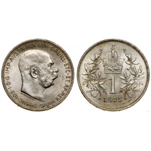 Rakousko, 1 koruna, 1915, Vídeň