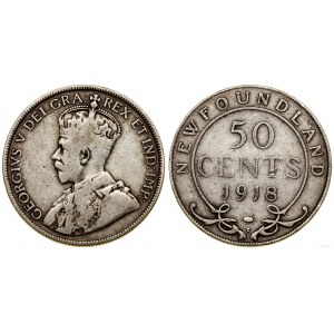 Kanada, 50 centů, 1918