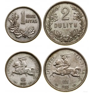 Litva, sada: 1 litas a 2 litas, 1925, Kaunas