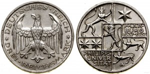 Niemcy, 3 marki, 1927 A, Berlin